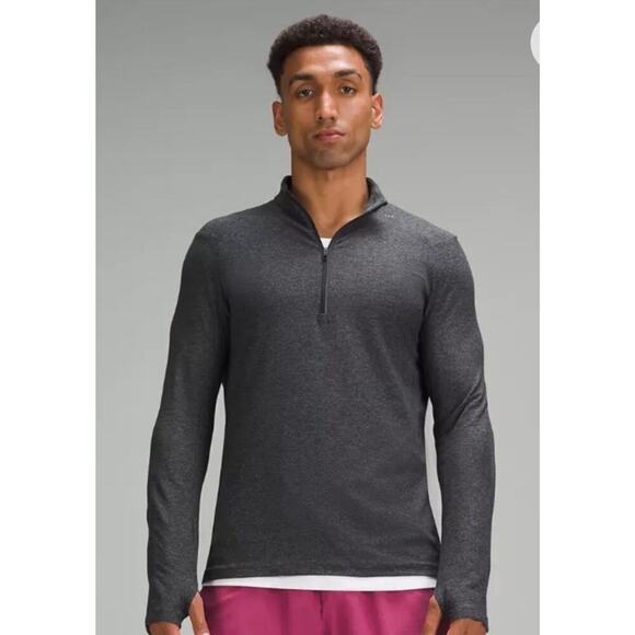 Lululemon Gray Surge Warm Half Zip Pullover Mens Size XL (1922) - Picture 1 of 5